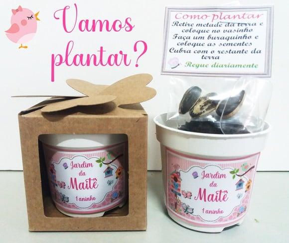 Lembrancinha para Aniversário Cultivo