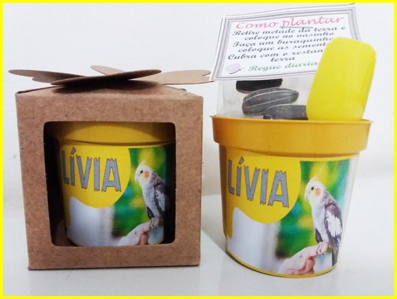 Lembrancinha para Plantar - Calopsita