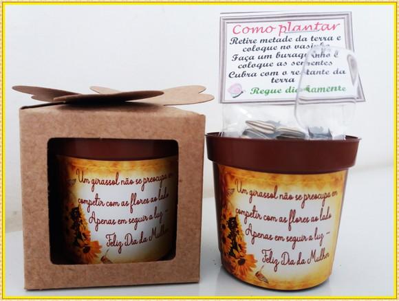 Lembrancinha para Plantar - Girassol