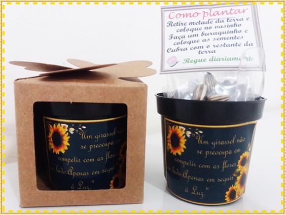 Lembrancinha para Plantar - Girassol