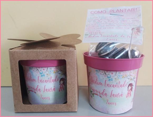 Lembrancinha para Plantar - Jardim Encantado