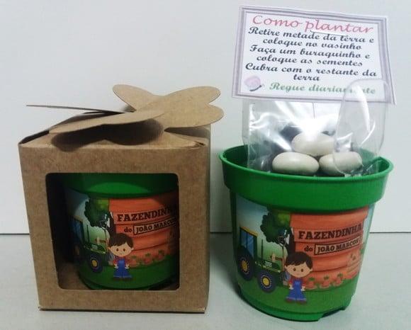 Lembrancinha para Plantar Fazendinha