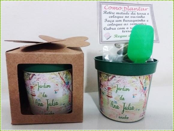 Lembrancinha para Plantar - Jardim Encantado