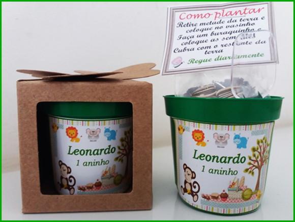 Lembrancinha para Plantar - Picnic no Safari