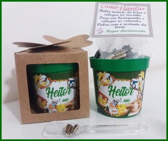 Lembrancinha para Plantar - Safari da Disney