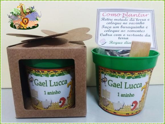 Lembrancinha para Plantar - Safari