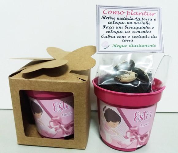 Lembrancinha para Plantar Bailarina