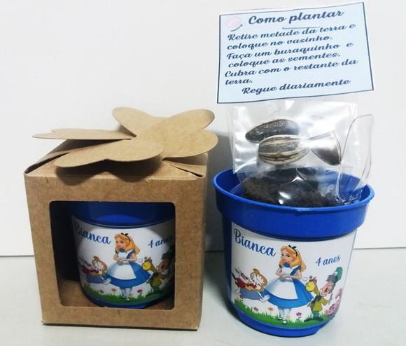 Lembrancinha para Plantar Alice no País das Maravilhas
