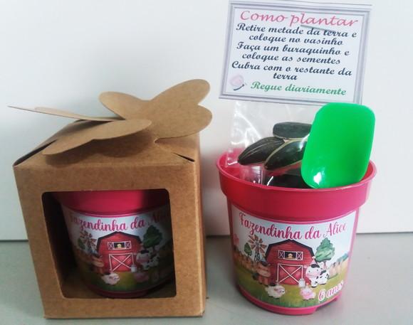 Lembrancinha para Plantar Fazendinha