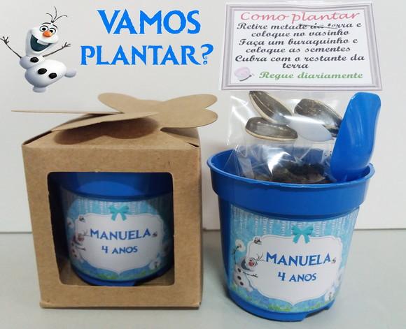 Lembrancinha para Plantar Olaf