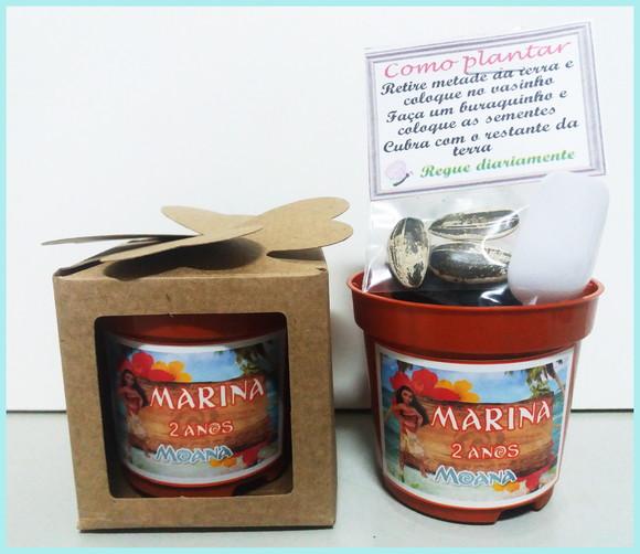 Lembrancinha para Plantar Moana