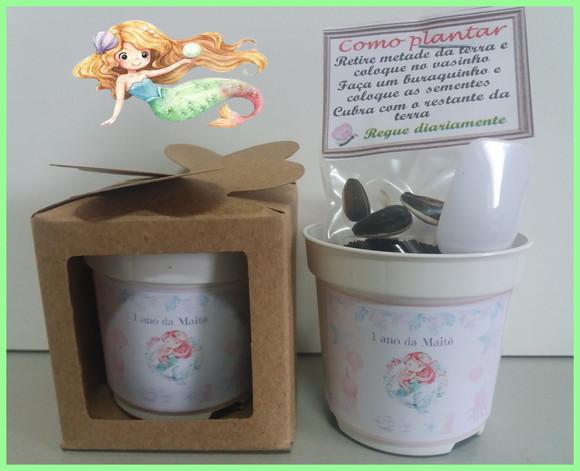 Lembrancinha para Plantar Sereia