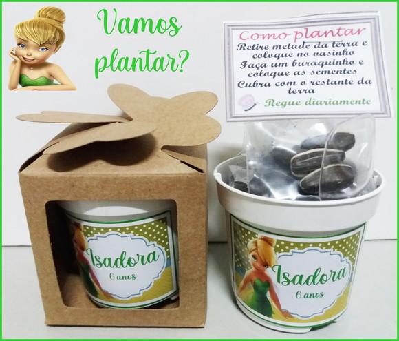 Lembrancinha para Plantar Sininho