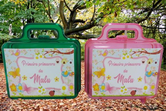 Maleta acrílica - Jardim Encantado