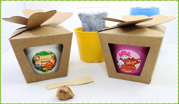 Mini Kit Ecológico - Lembrancinha para Plantar com Trevo
