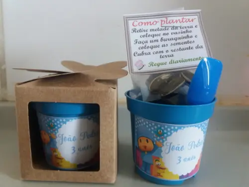 Lembrancinha para Plantar - Pocoyo