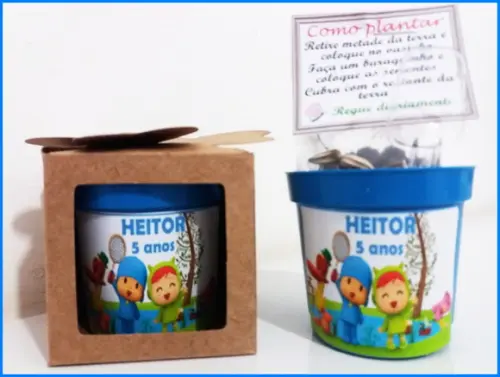 Lembrancinha para Plantar - Pocoyo