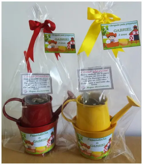 Kit Ecológico com Regador - Fazendinha