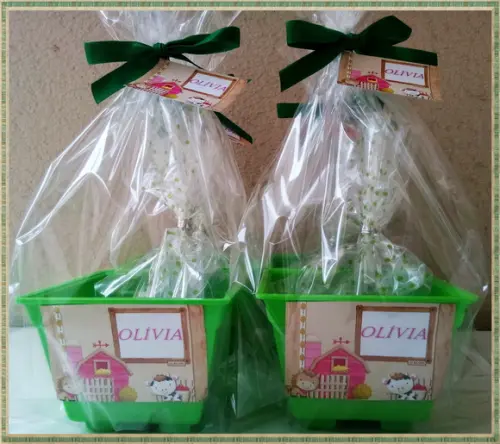 Kit Ecológico Infantil Fazendinha