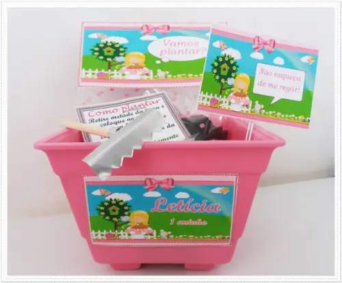 Kit Ecológico Jardineira - Jardim das Fadas com Rastelo