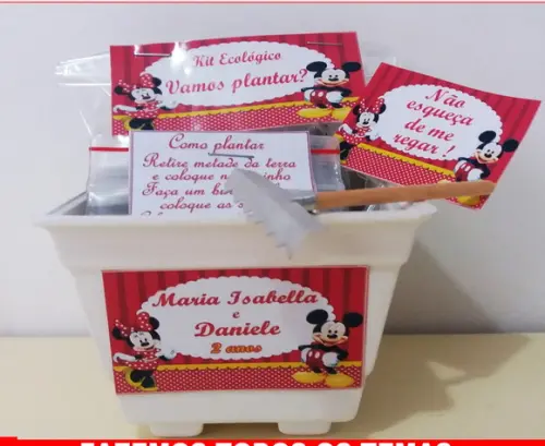 Kit Ecológico Jardineira Minie com Rastelo