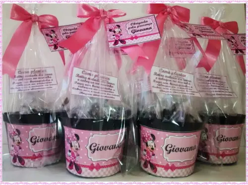 Kit Ecológico Médio Minie Rosa