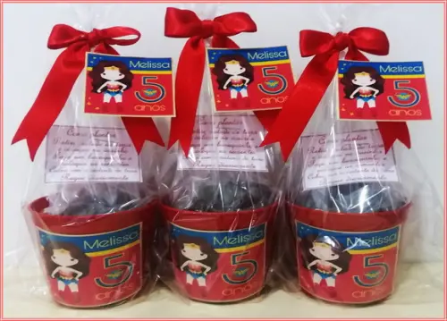 Kit Ecológico Médio Mulher Maravilha