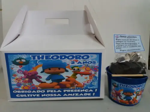 Kit Ecológico Médio na Caixa - Pocoyo