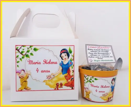 Kit Ecológico Médio na Caixa - Branca de Neve