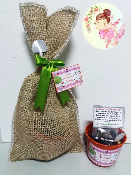 Kit Ecológico Médio na Juta Jardim