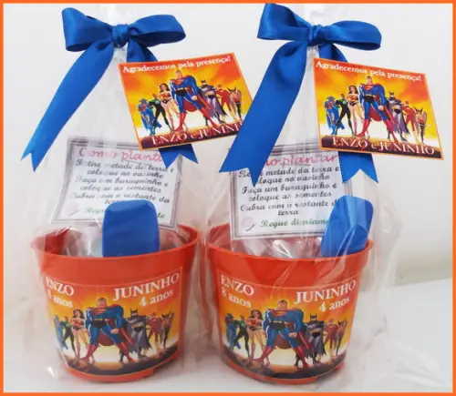 Kit Ecológico Médio Super Heróis