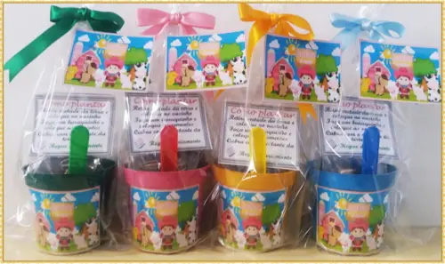 Kit Ecológico Mini -fazendinha Menina
