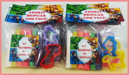 Kit Massinha na Lapela - Qualquer Tema