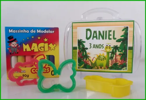 Kit Massinha na Maleta - Dinossauro