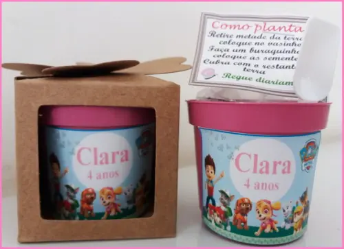 Kits Lembrancinha para Plantar Patrula Canina