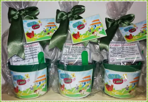 Lembrança Kit Ecológico Médio Bita na Fazenda