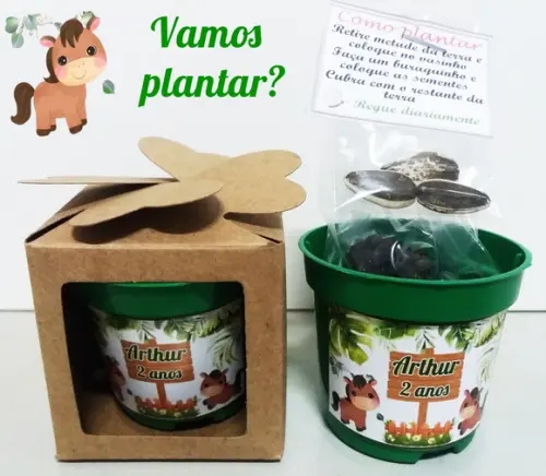 Lembrancinha para Plantar - Cavalinho