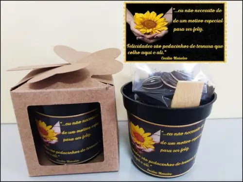 Lembrancinha para Plantar - Girassol