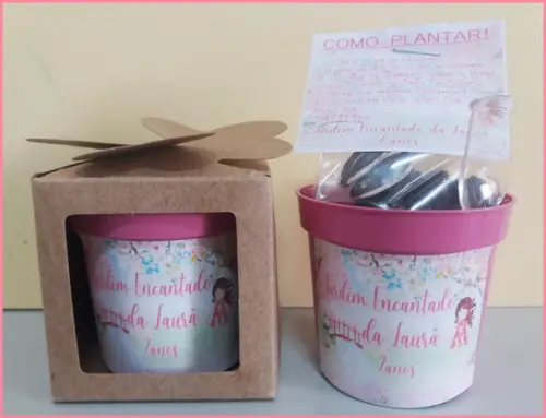 Lembrancinha para Plantar - Jardim Encantado
