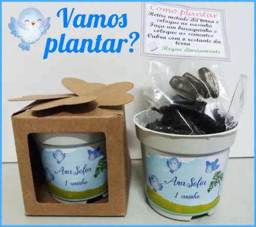 Lembrancinha para Plantar - Jardim