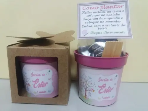 Lembrancinha para Plantar - Jardim Encantado