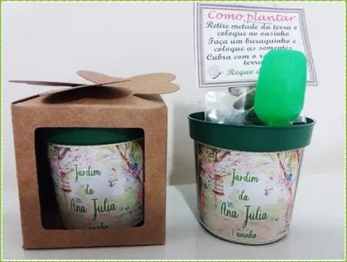 Lembrancinha para Plantar - Jardim Encantado