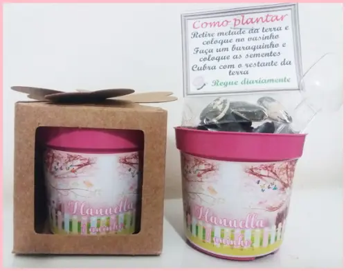 Lembrancinha para Plantar - Jardim Encantado