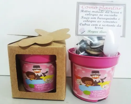 Lembrancinha para Plantar - Mundo Bita