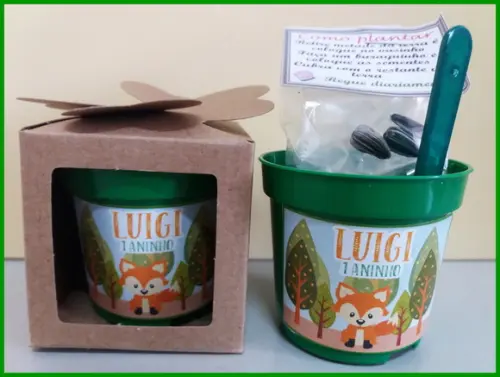 Lembrancinha para Plantar - Raposinha
