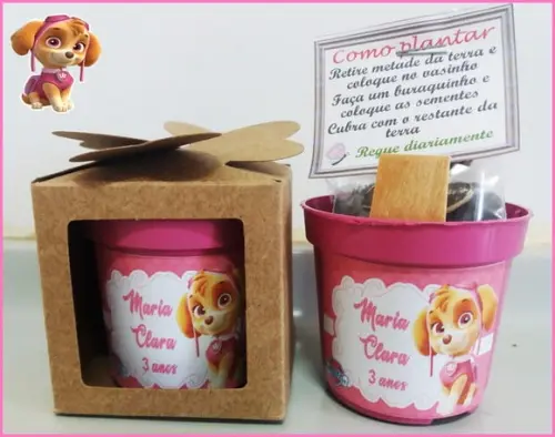 Lembrancinha para Plantar - Skye