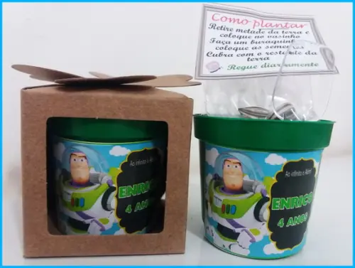 Lembrancinha para Plantar - Toy Story