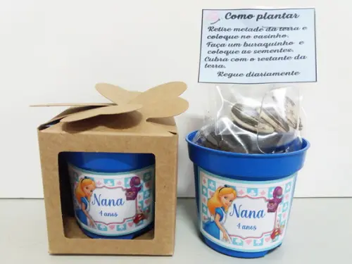 Lembrancinha Para Plantar Alice No País Das Maravilhas