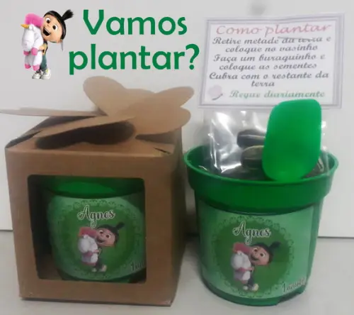 Lembrancinha para Plantar ( Meu Malvado Favorito)