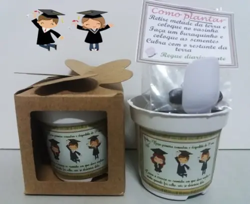 Lembrancinha para Plantar Formatura